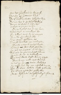 Grafschrift van Arnoldus Geesteranus (ca 1660)